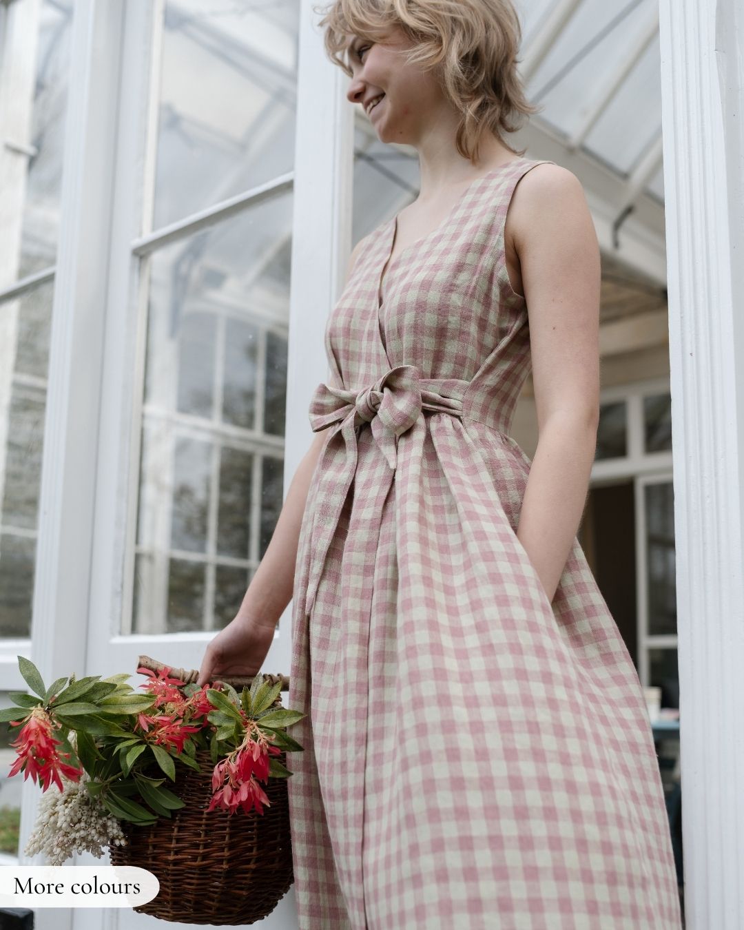 FRIDA | wrap dress | linen