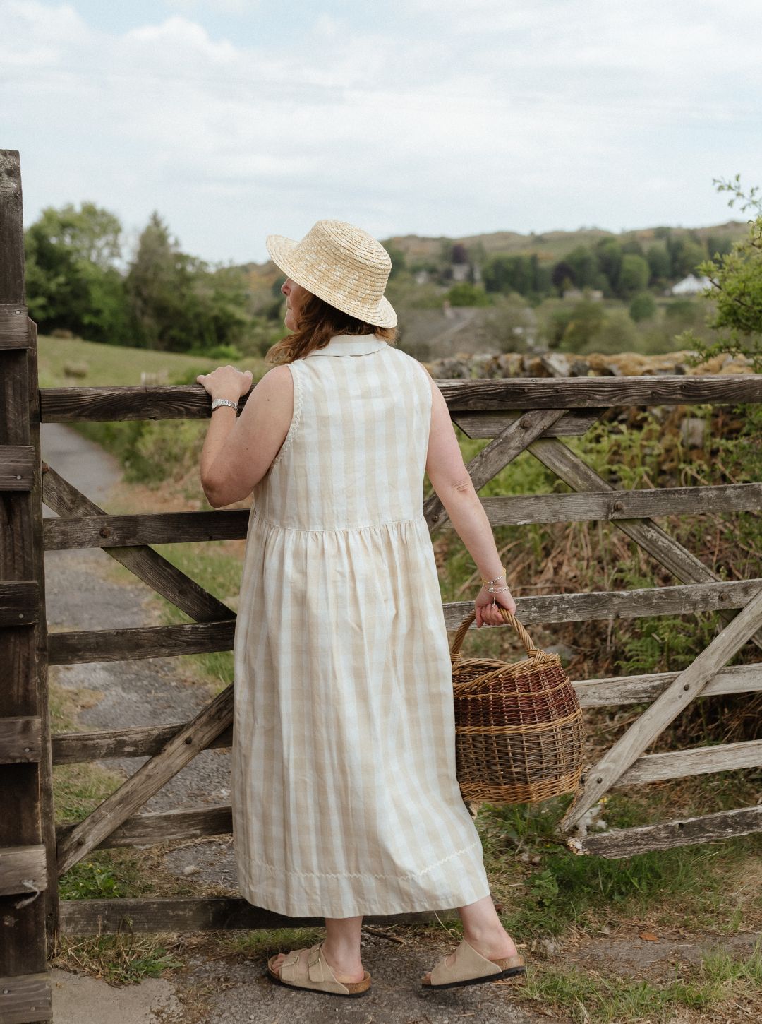 DOROTHY | shirt dress | organic cotton check