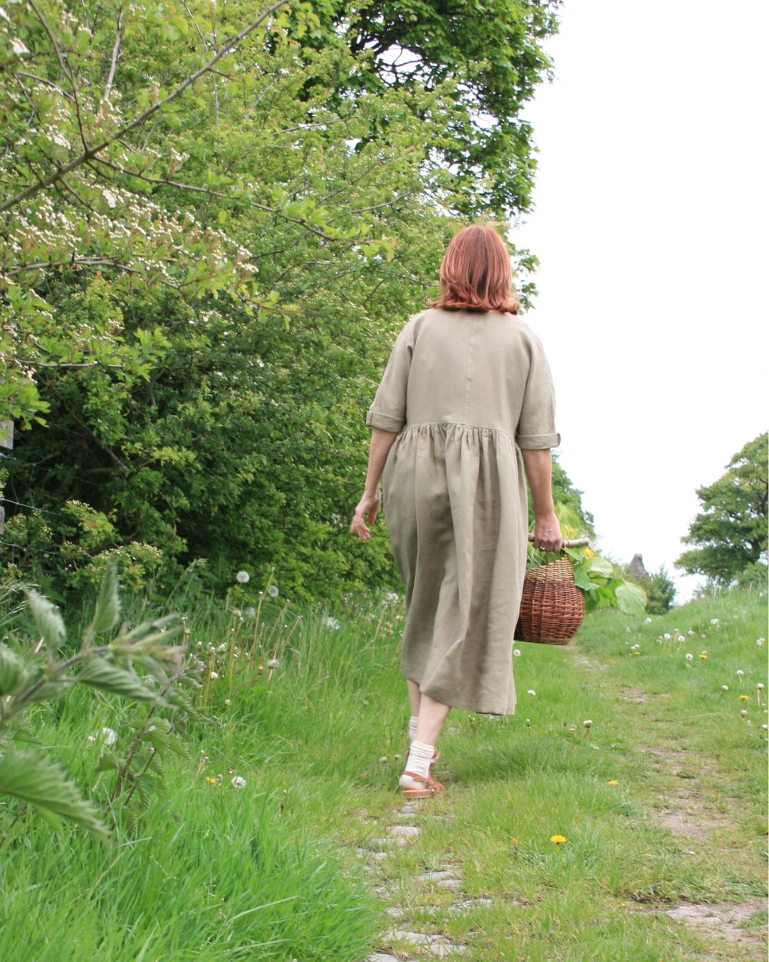 Womens Midi Dress | Irish Linen Dress | Size 6-24 | sustainable fashion brand