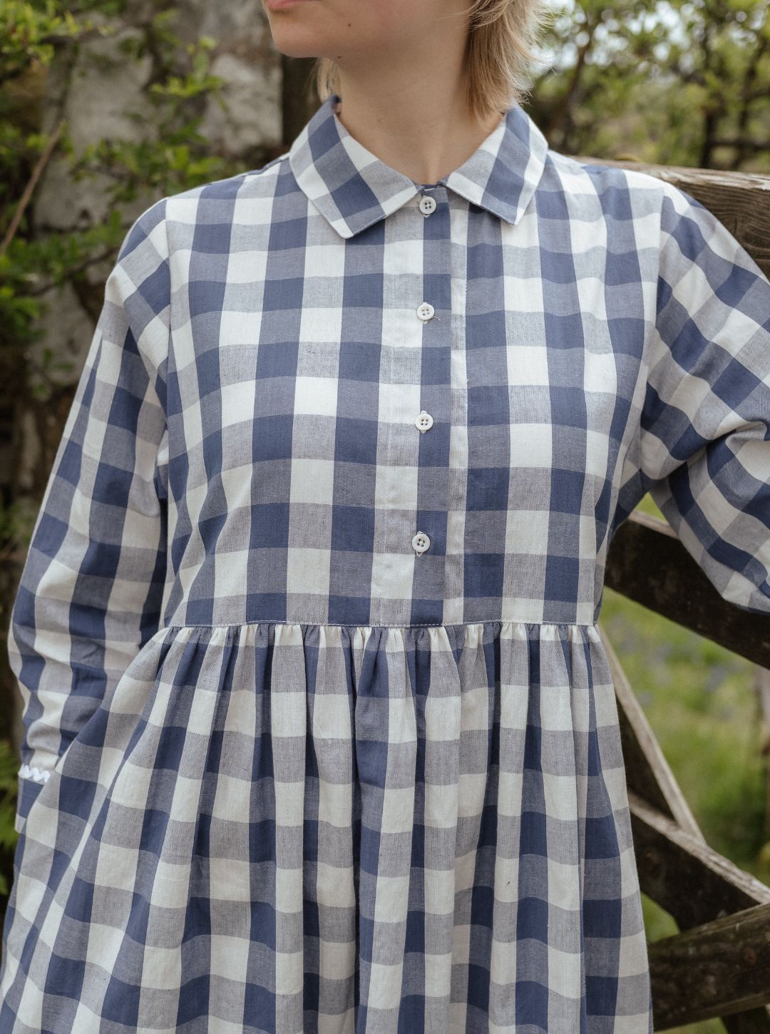 DOROTHY | shirt dress | organic cotton check