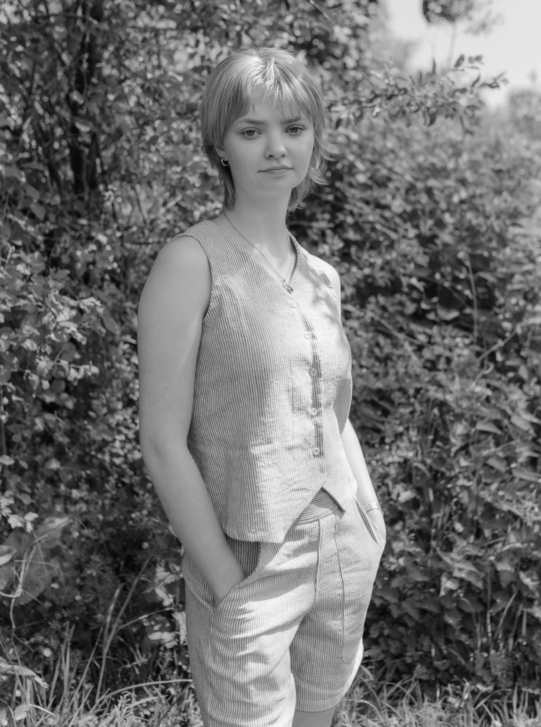LOOMING | Waistcoat | linen
