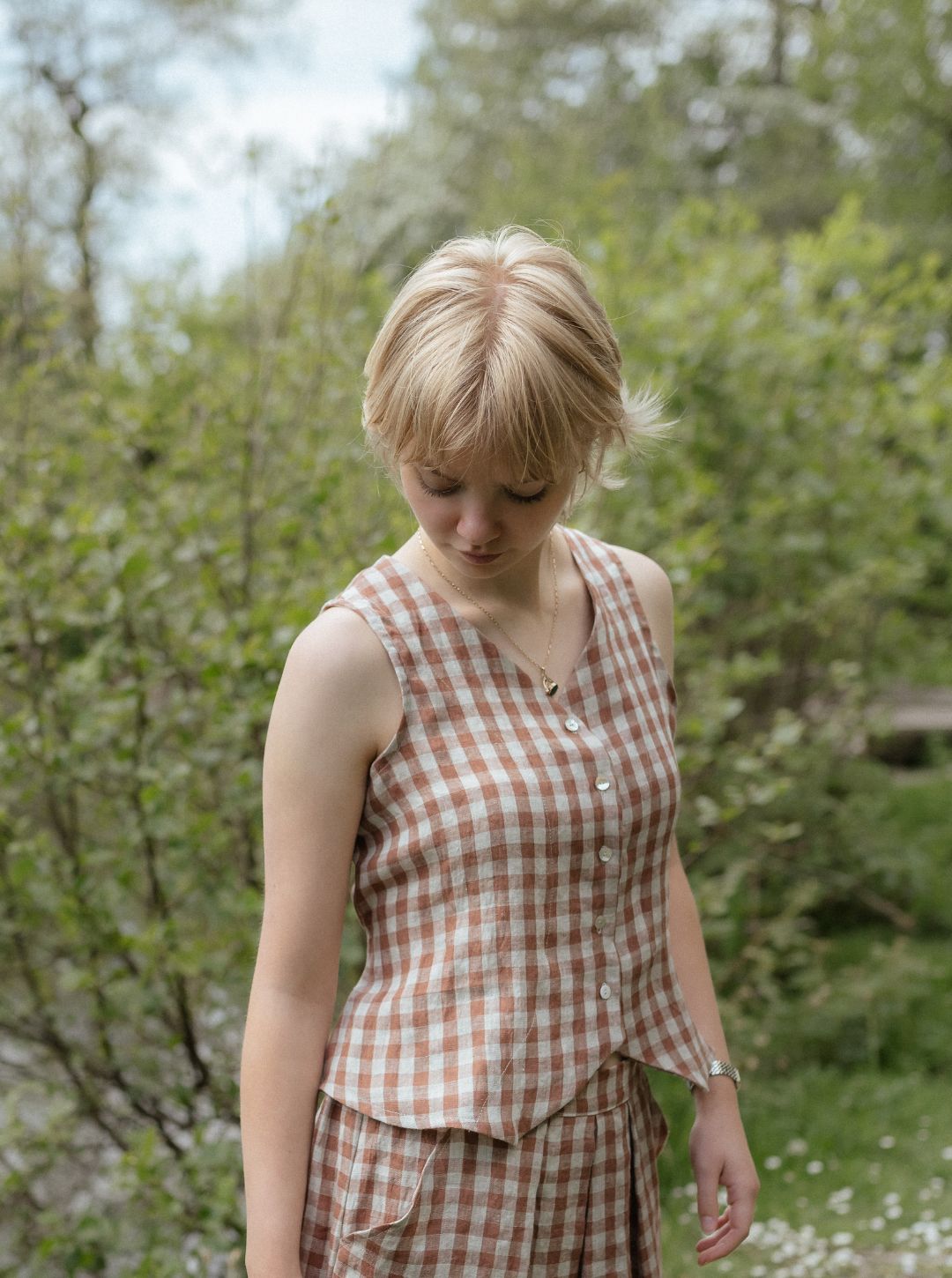 LOOMING | Waistcoat | linen
