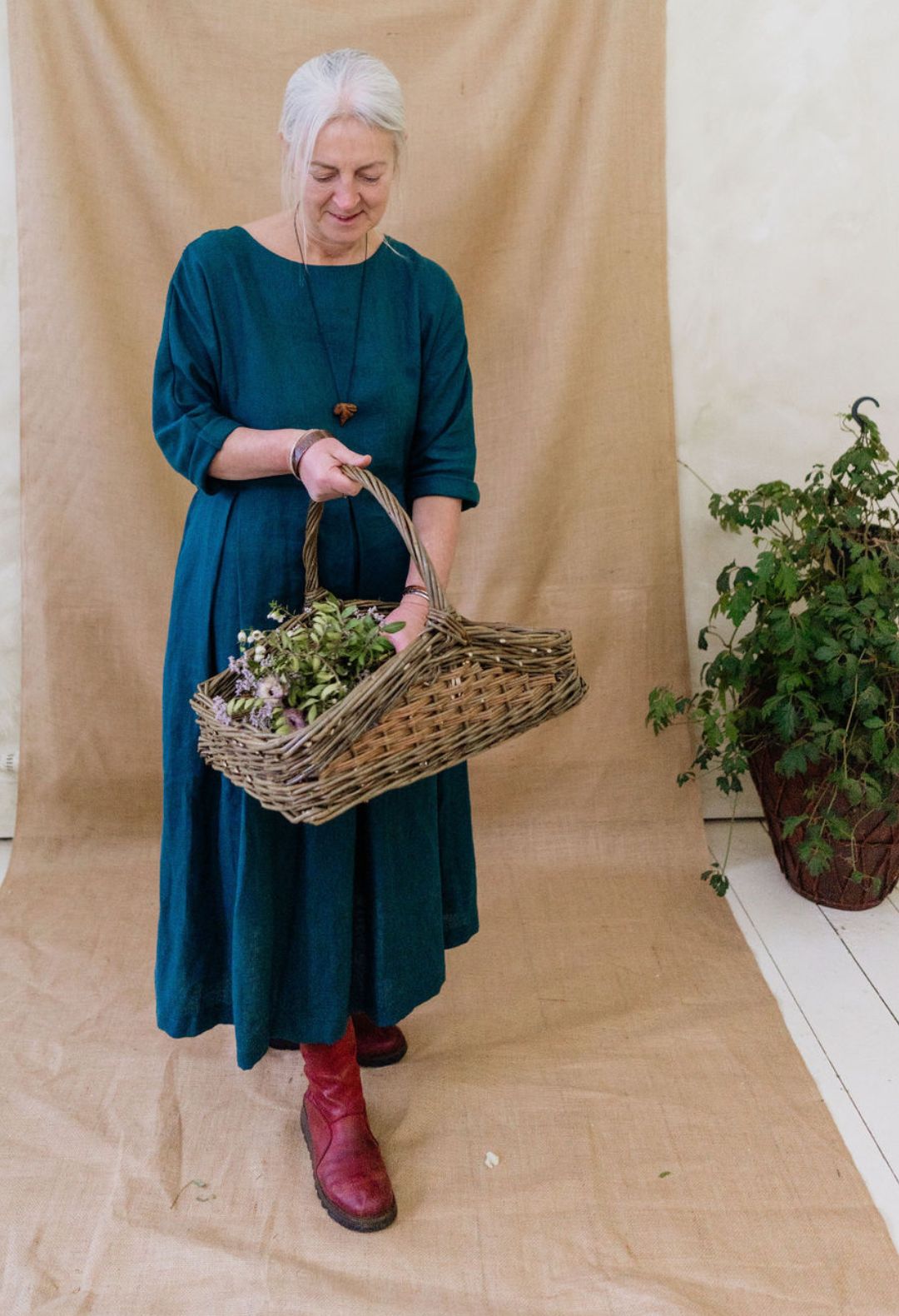 Flower | trug style | collecting basket