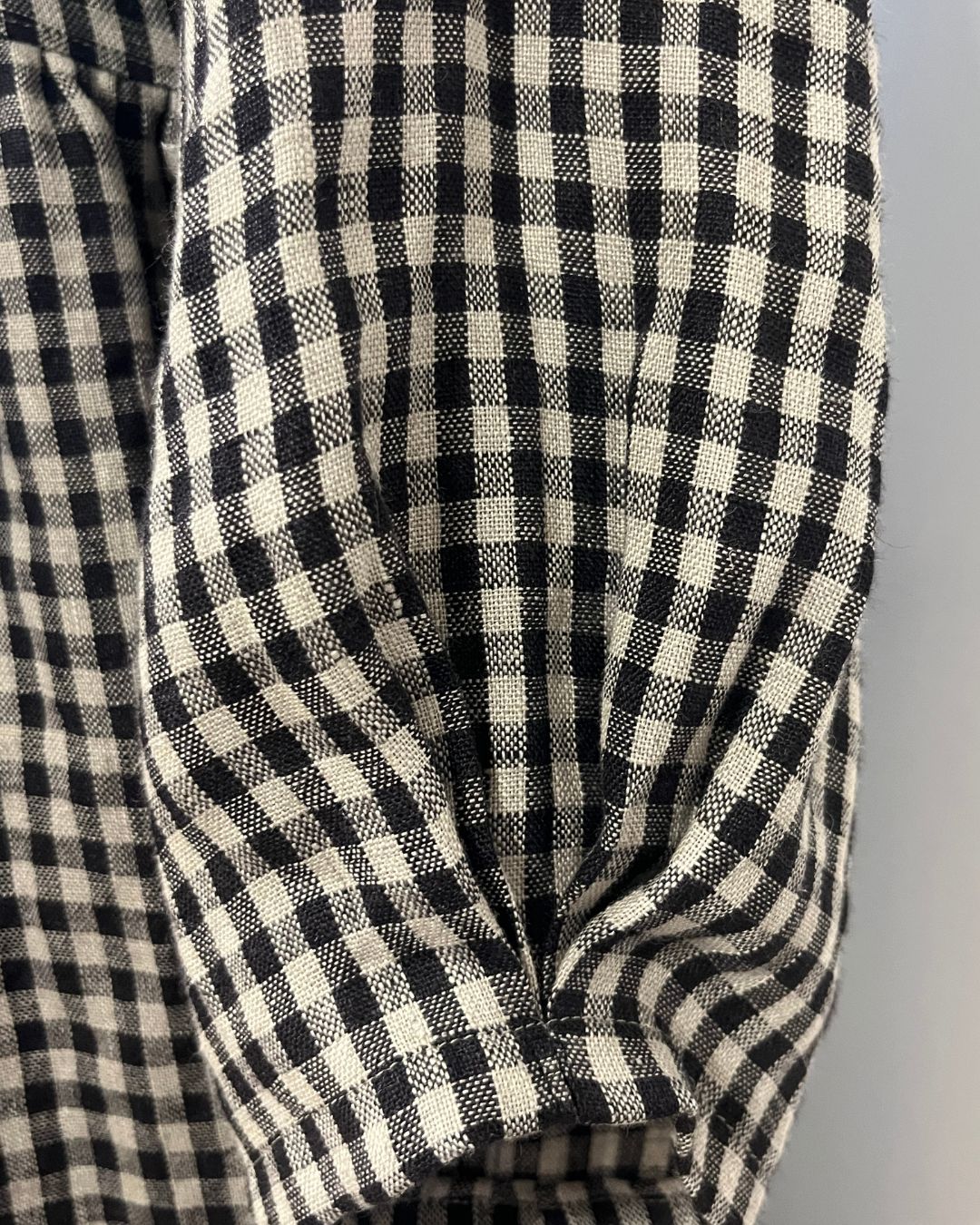 Paula scalloped front dress with long sleeve