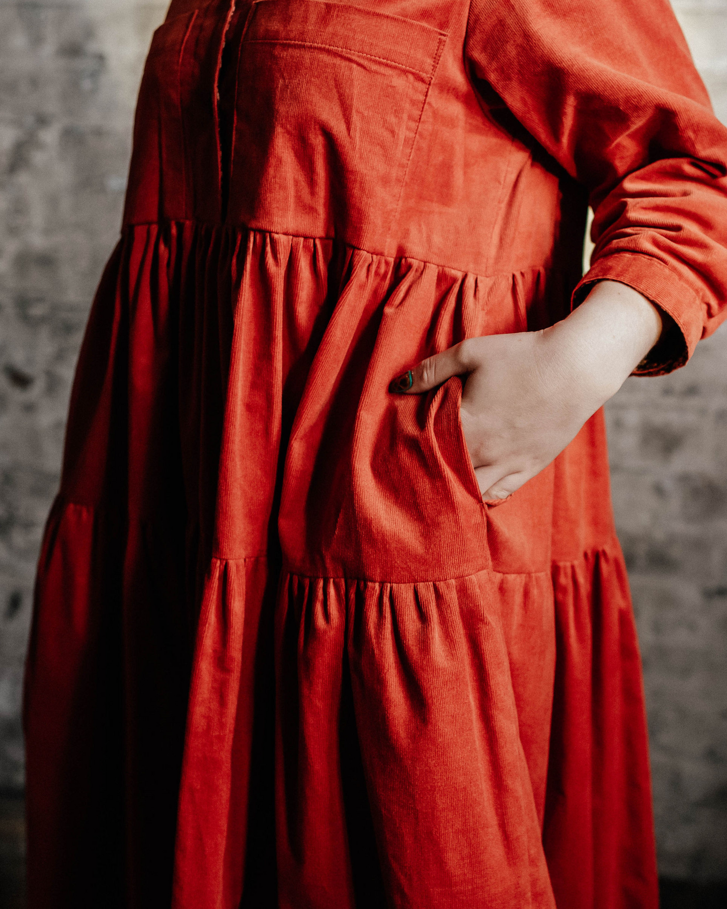 Womens shirt dress | Corduroy dress | Dress with Pockets | Size 6-24 | sustainable fashion brand