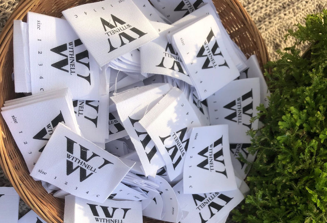 Withnell branding labels for garments