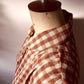 Linen dress | scalloped front soft shoulder | gathered skirt| sizes 6-24|  sustainable fashion brand