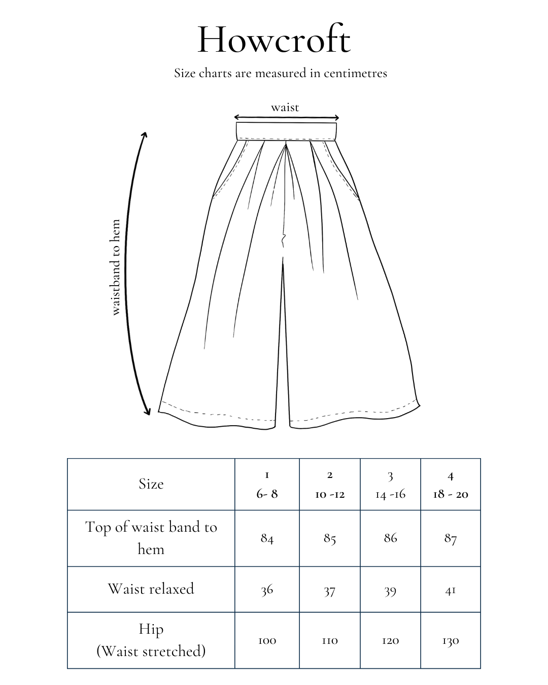 HOWCROFT | culotte | corduroy