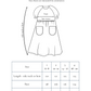 garment measurement chart for Molly Everyday Dress | Size 6-24 | Casual Dress | Coton Dress | Made To Order Dresses |