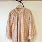 Womens', loose gathered blouse, sustainably made in Lancashire. sizes 6- 20