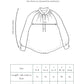 Womens, loose gathered blouse, natural silk, sustainably made in Lancashire. sizes 6- 24