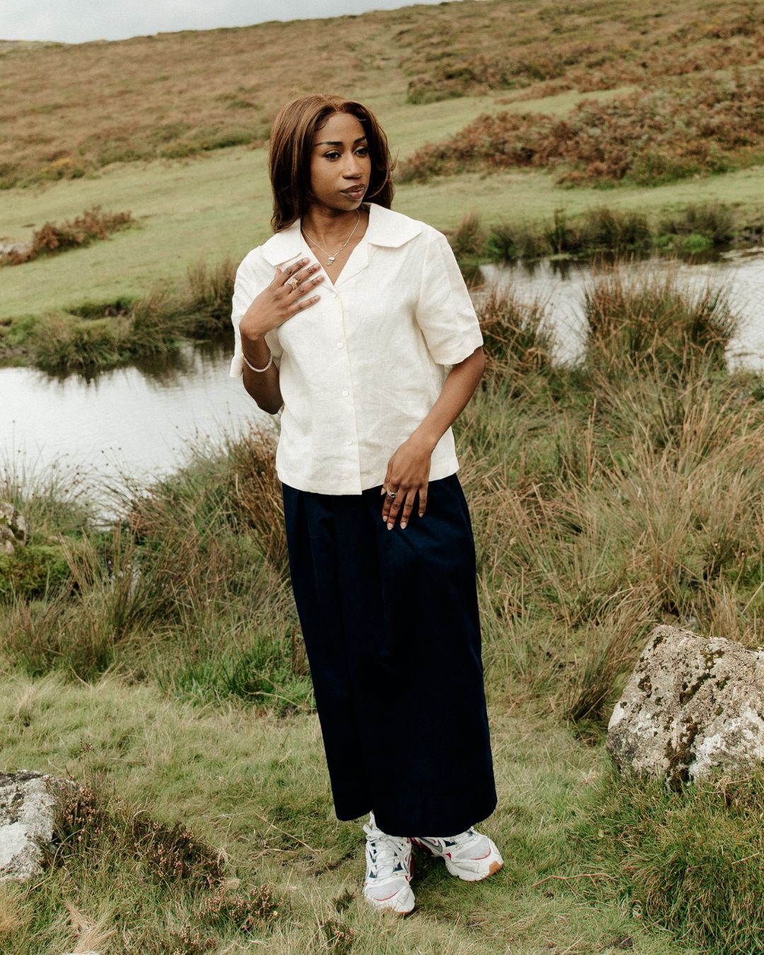 Womens Trousers | Corduroy Culotte | Size 6-24 | sustainable fashion brand