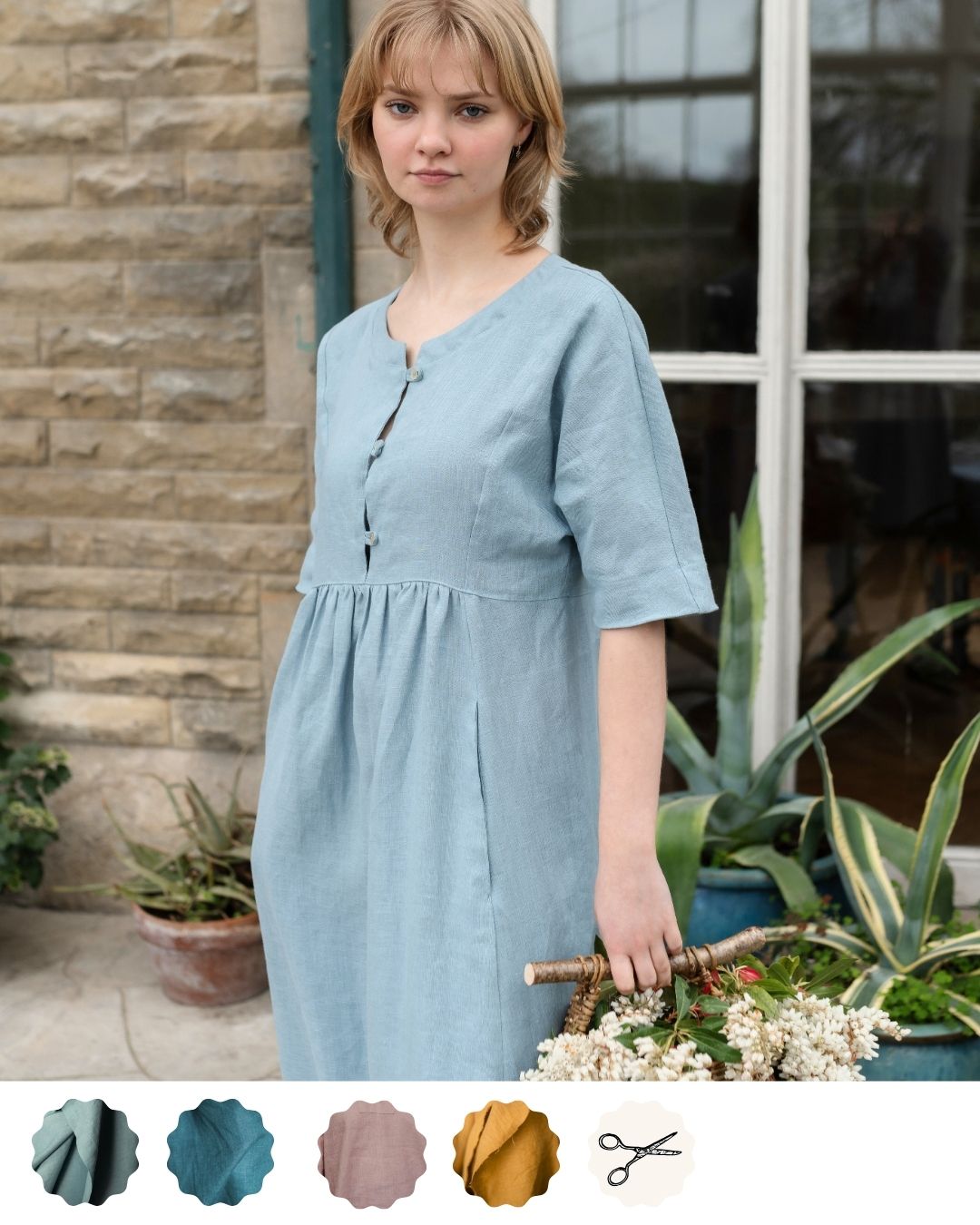 MURIEL | Linen dress