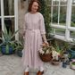 HELEN | pleated dress | linen