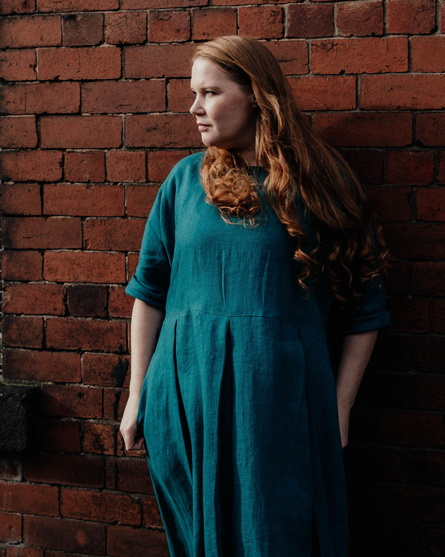 Womens Linen Dress | Pleated Dress | Size 6-24 | sustainable fashion brand