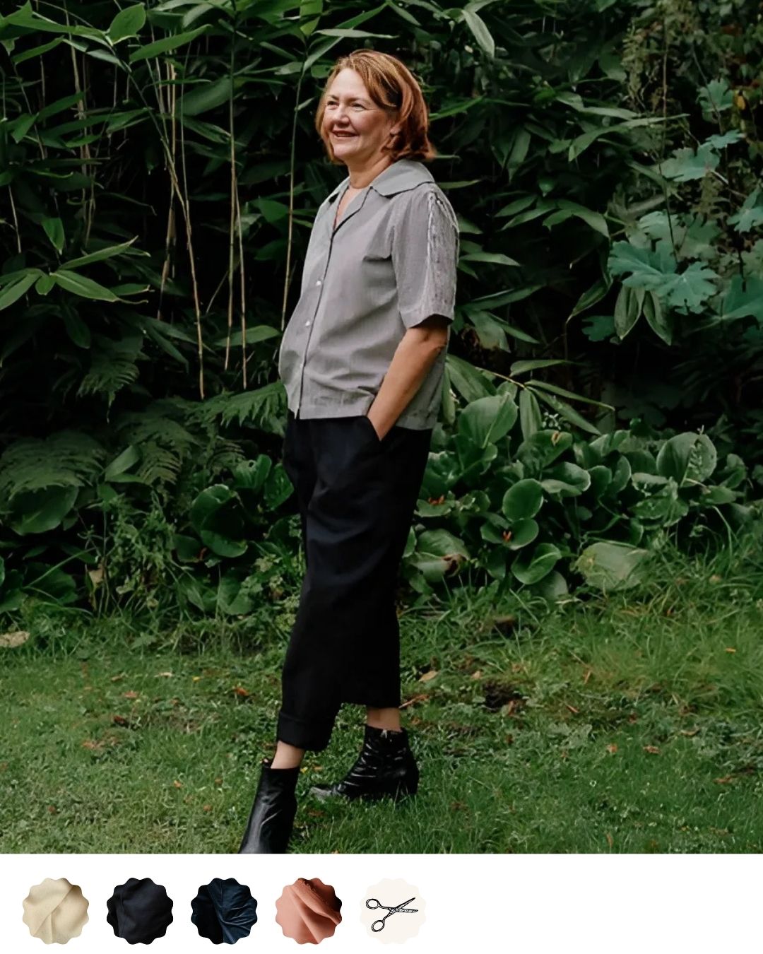 DENIS | barrel leg trouser