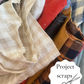 A collection of premium scraps for zero waste sewing projects.