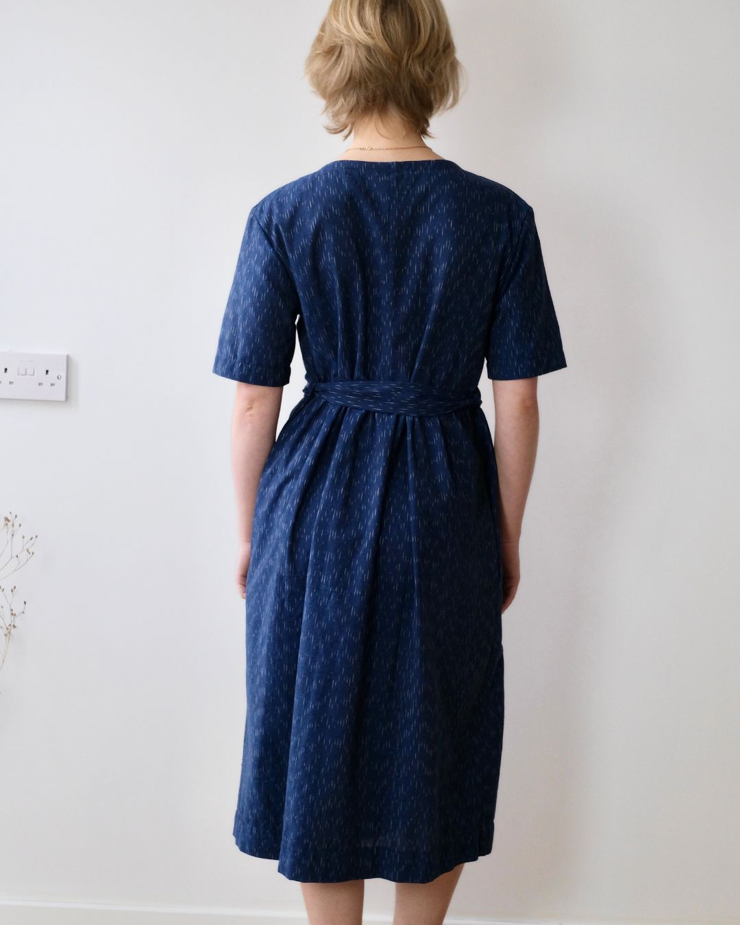 SYLVIA | wrap dress | short sleeves