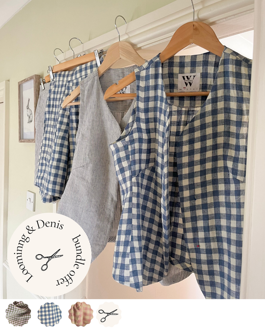 Waistcoat and shorts bundle | sustainable clothing | sizes 6 - 20