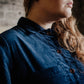 Womens Blouse | Corduroy Blouse  | Vintage Style | Peplum Top  | Size 6-24 | sustainable fashion brand