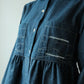 Dorothy peplum shirt in denim