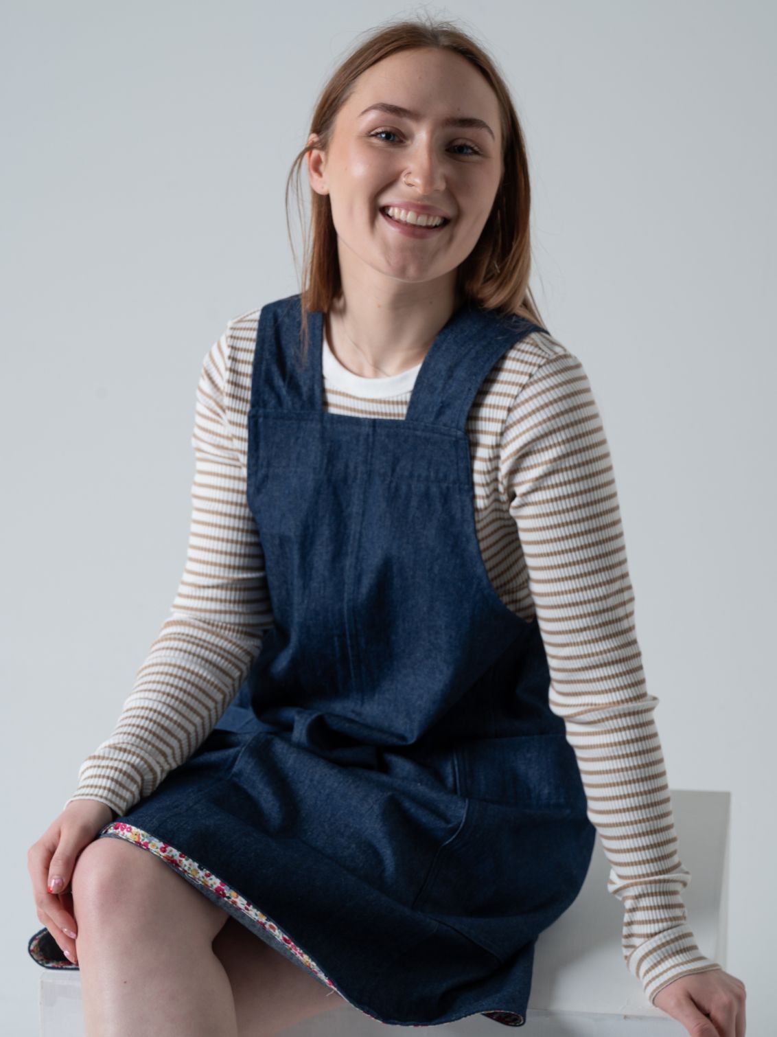 GAIL | trapeze | pinafore dress