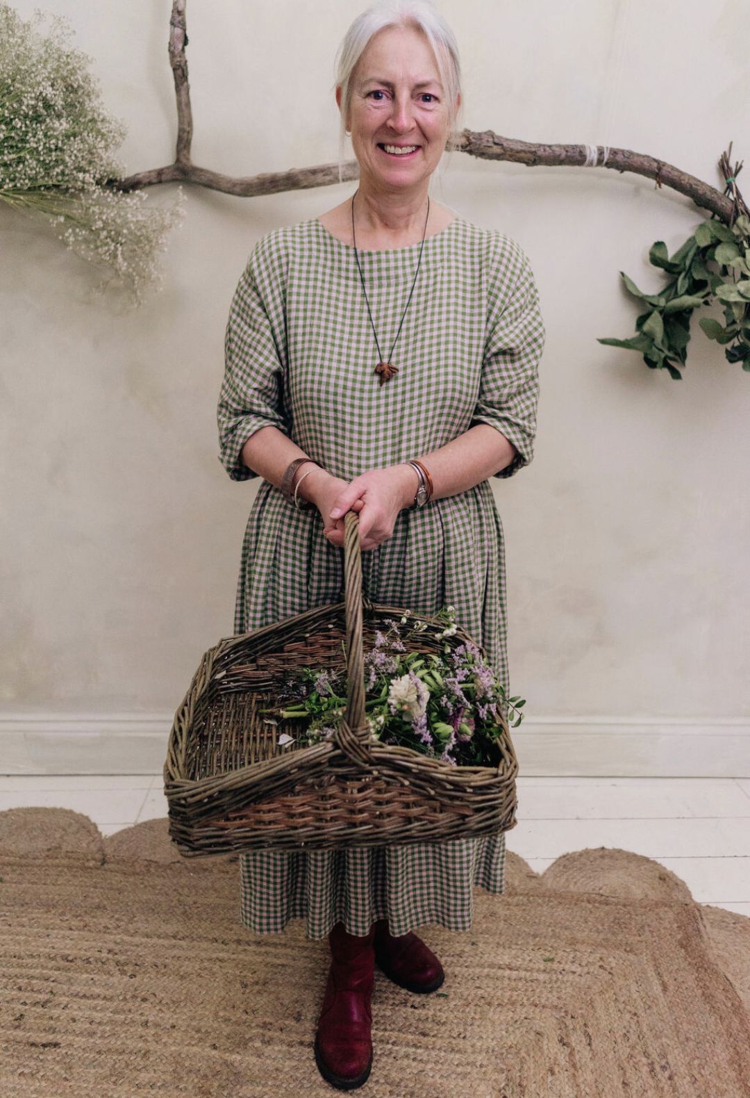 Flower | trug style | collecting basket