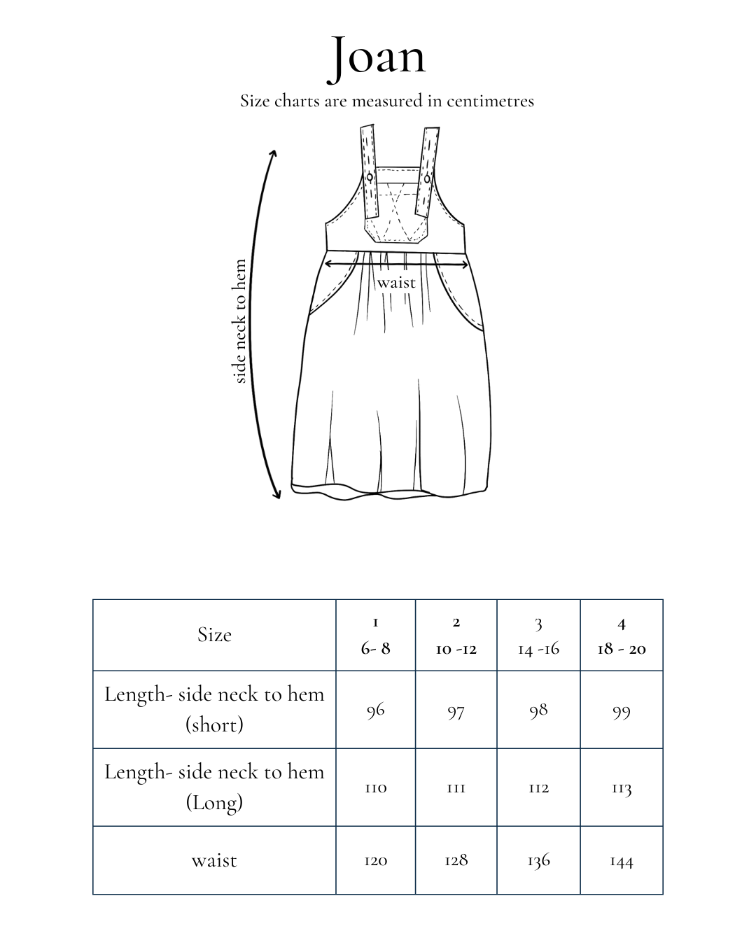 JOAN | pinafore dress