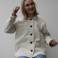 Women's Jacket |Organic cotton| Natural button s| big pockets | Pleat in back |  Jacket Style | Size 6-24 | sustainable fashion brand
