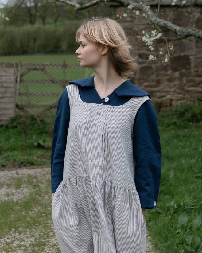 JOYCE | Handmade Sustainable pinafore dress UK | Withnell JOYCE | Handmade Sustainable pinafore dress UK | Withnell
