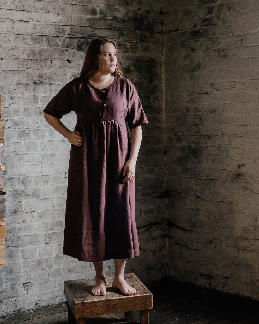 MURIEL | Handmade Sustainable dress made in UK