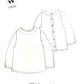 Pollaidh scooped neck  linen top