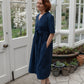 Short sleeve wrap front dress with tie belt. Withnell sustainable fashion sizes 6 - 20 