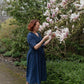 Short sleeve wrap front dress with tie belt. Withnell sustainable fashion sizes 6 - 20 