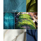 Collage of fabric swatches labeled 'Duren', 'Moss', 'Goodnight', and 'Milk white' with close-up textures.