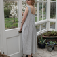 JOYCE | pinafore dress | pleated front | low waist