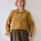 Ladies  short cotton twill jacket. Sustainable brand, sizes 6- 20 
