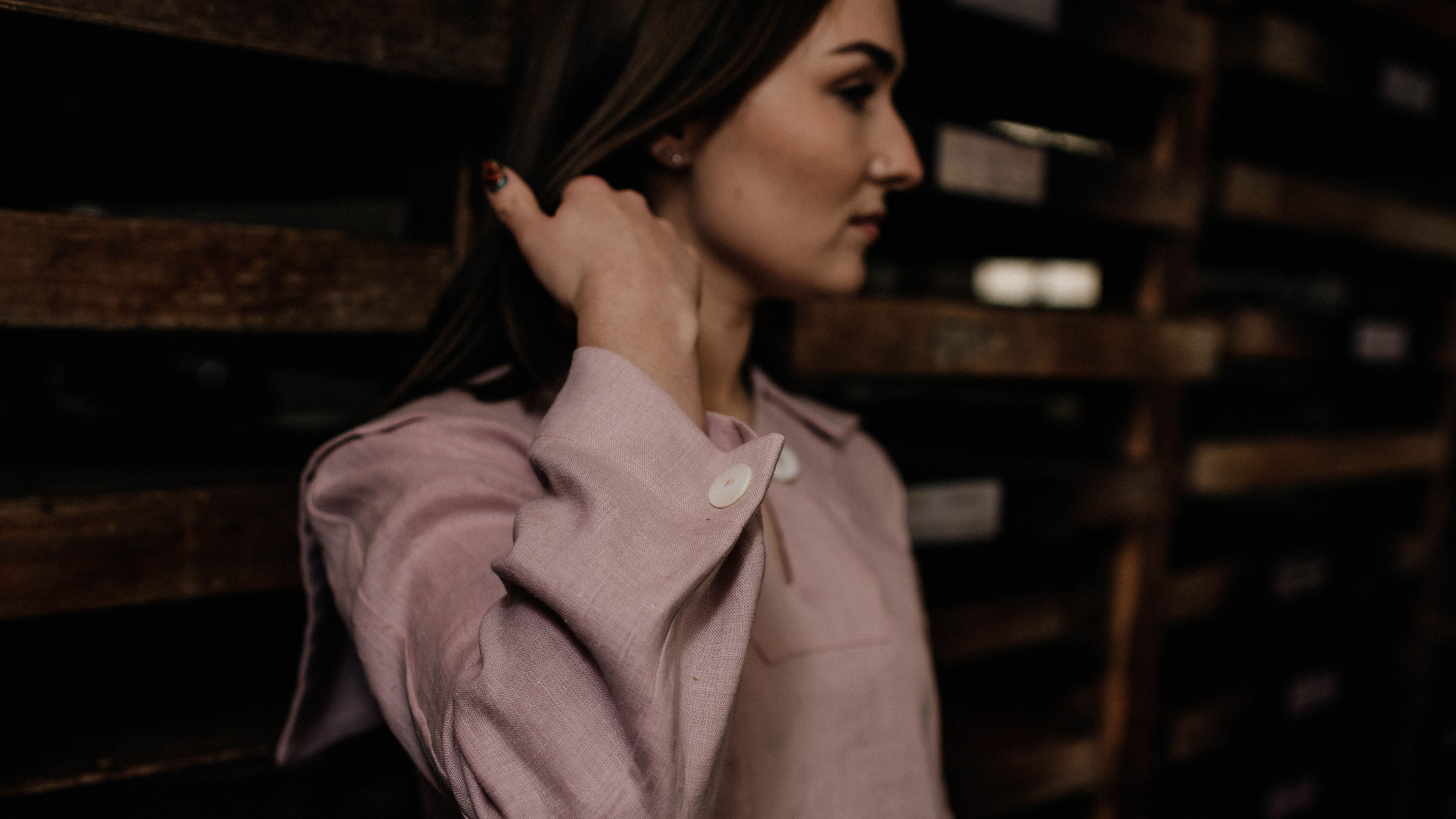 Womens Sailor Blouse | Pink Blouse | Linen Blouse | Size 6-24 | sustainable fashion brand